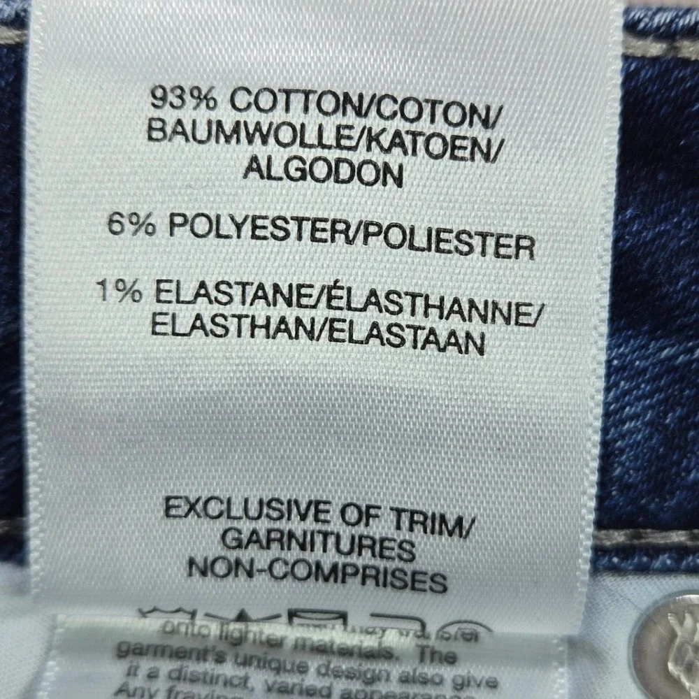 Silver Jeans Co Suki Straight Leg Jeans W29 L30 Medium Wash Distressed Denim - Picture 8 of 11
